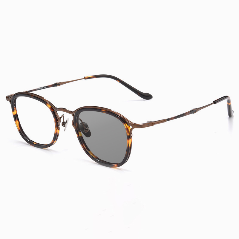 CASUAL & TEXTURED METAL FULL-RIM BLUE LIGHT BLOCKING READING GLASSES