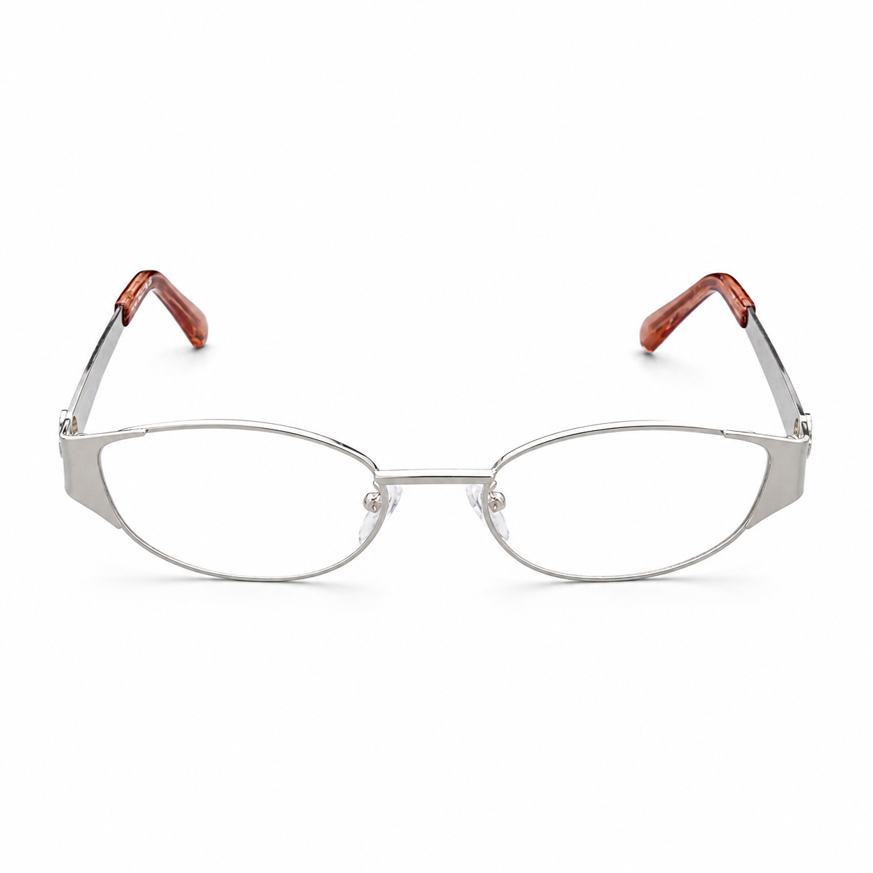 REFINED OVAL METAL READING GLASSES