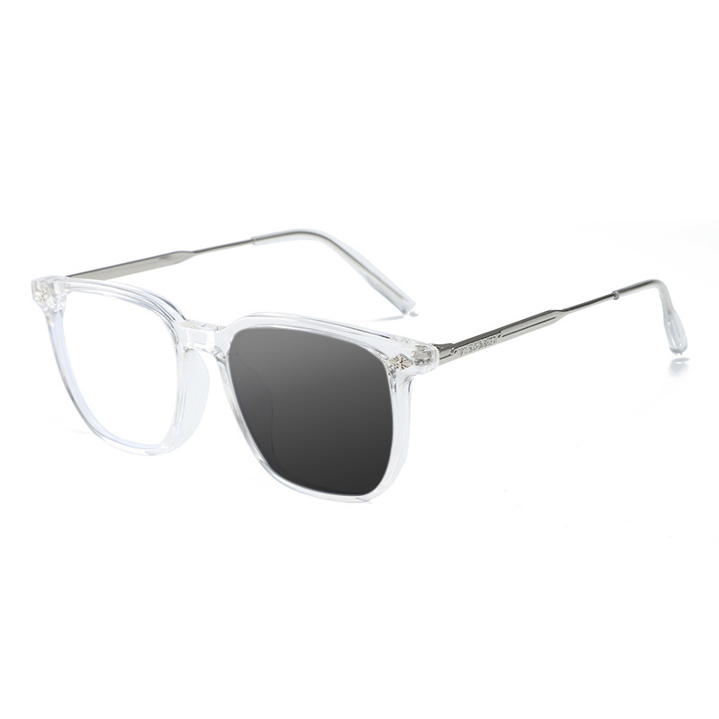 BUSINESS LARGE FRAME FASHION ENGRAVED COLOR CHANGING READING GLASSES