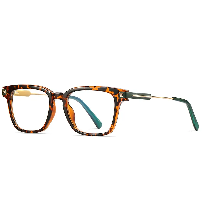 SQUARE METAL COLOR-CHANGING MULTIFOCAL READING GLASSES