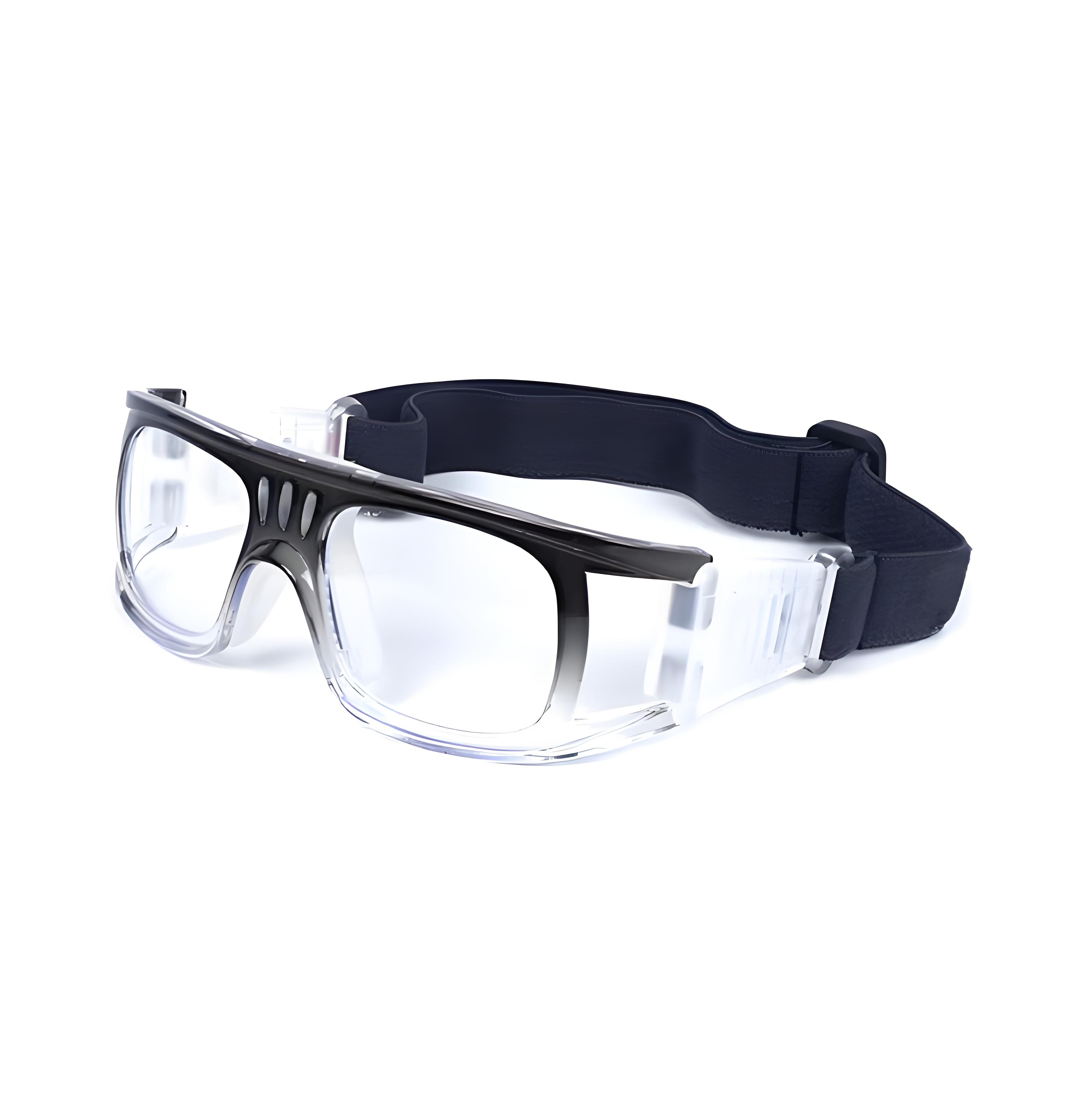STAY-PUT SPORTS GLASSES WITH ADJUSTABLE RETENTION STRAP