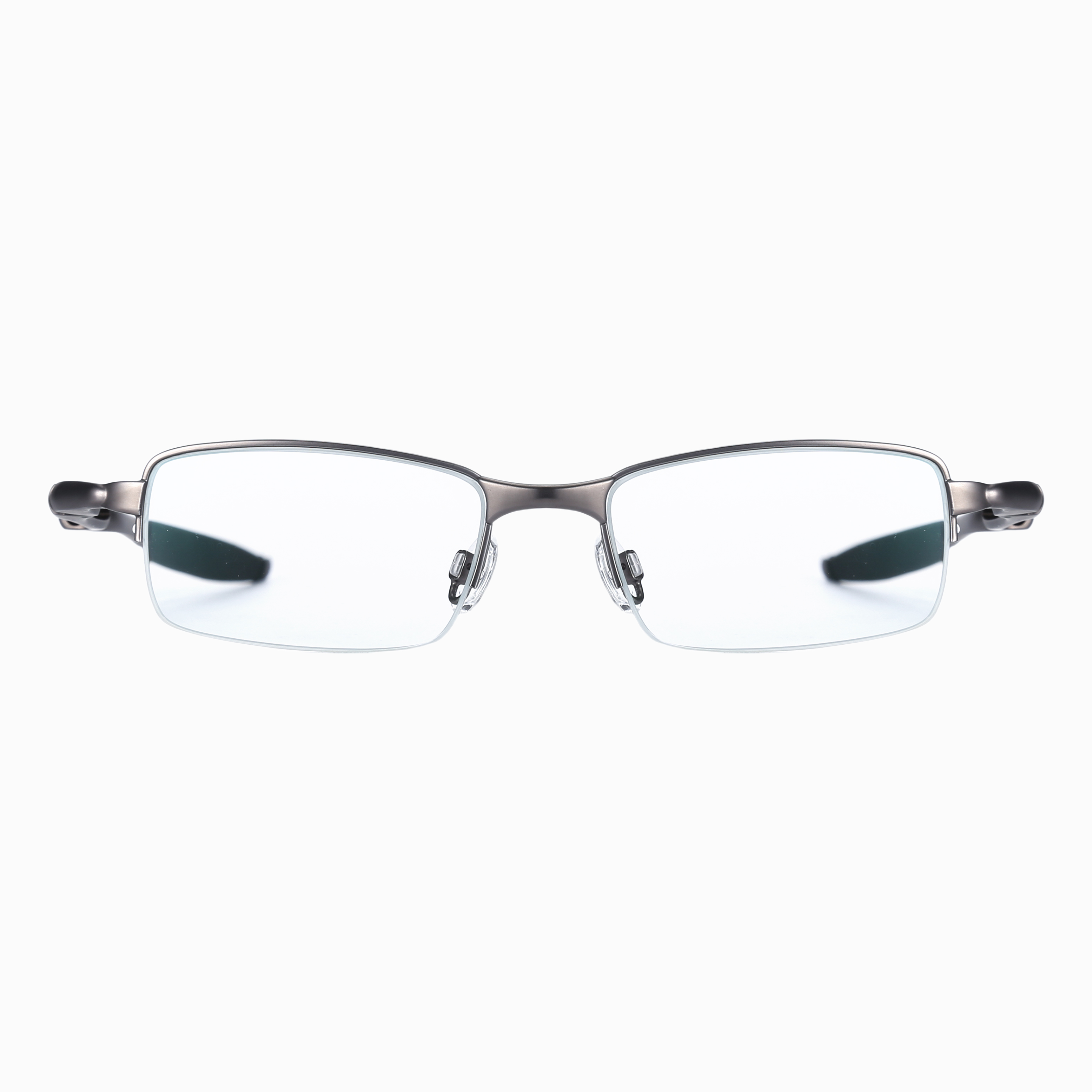 SPRING-LOADED SEMI-RIMLESS PHOTOCHROMIC MULTIFOCAL READING GLASSES