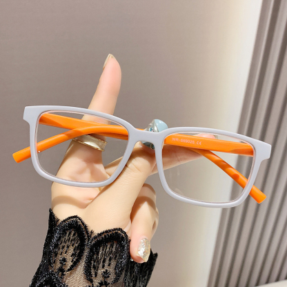 WOMEN'S SIMPLE SQUARE FRAME ANTI-BLUE LIGHT READING GLASSES
