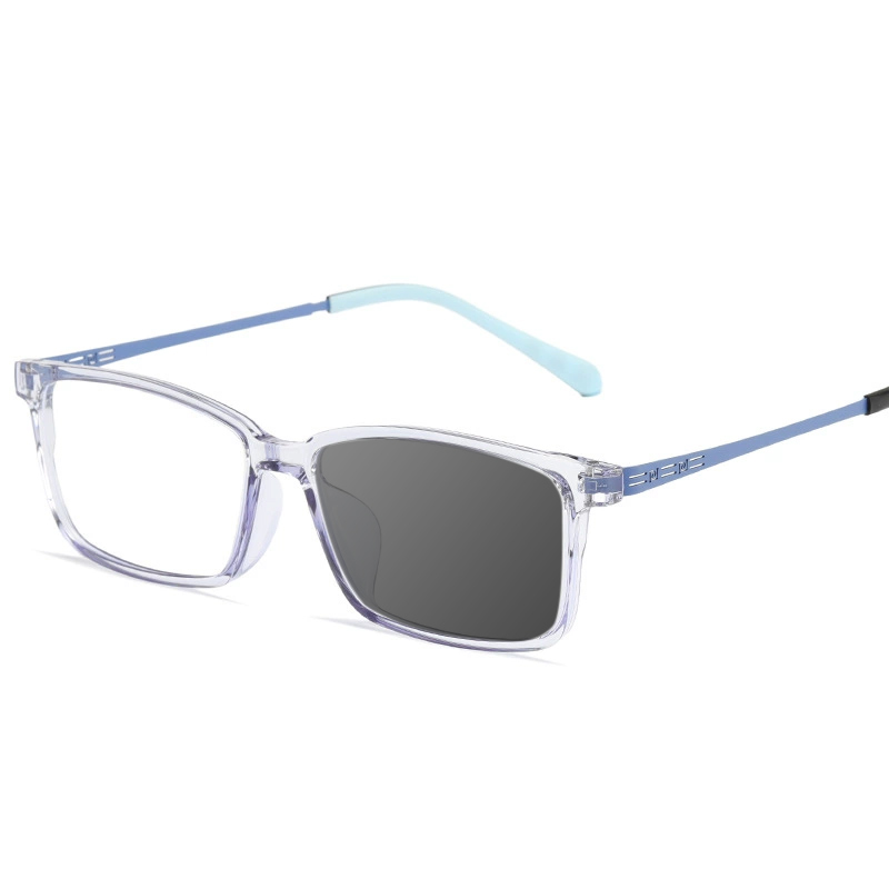 RETRO ULTRA-LIGHT METAL HOLLOW COLOR-CHANGING READING GLASSES