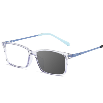 RETRO ULTRA-LIGHT METAL HOLLOW COLOR-CHANGING READING GLASSES