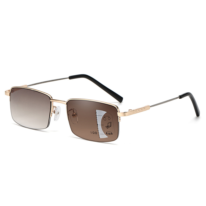 CASUAL PROGRESSIVE MULTIFOCAL COLOR CHANGING READING GLASSES