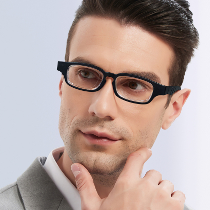 ADJUSTABLE ROUND STYLISH ANTI-BLUE LIGHT READING GLASSES