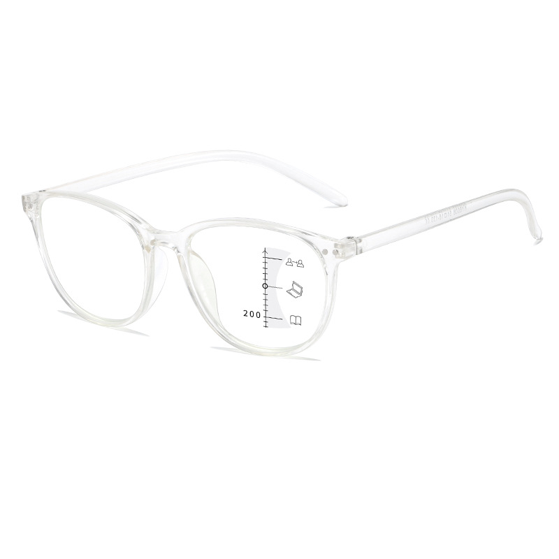 RETRO ROUND ANTI-BLUE LIGHT PROGRESSIVE MULTI-FOCAL READING GLASSES