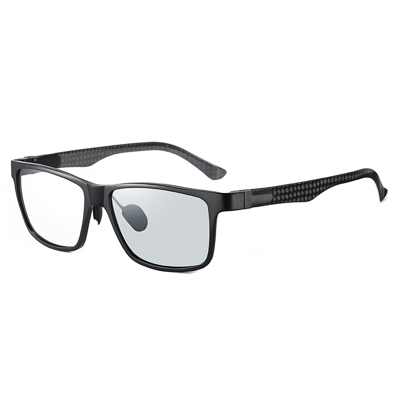 CASUAL LARGE FRAME CARBON FIBER PATTERN COLOR CHANGING MULTI-FOCAL REA