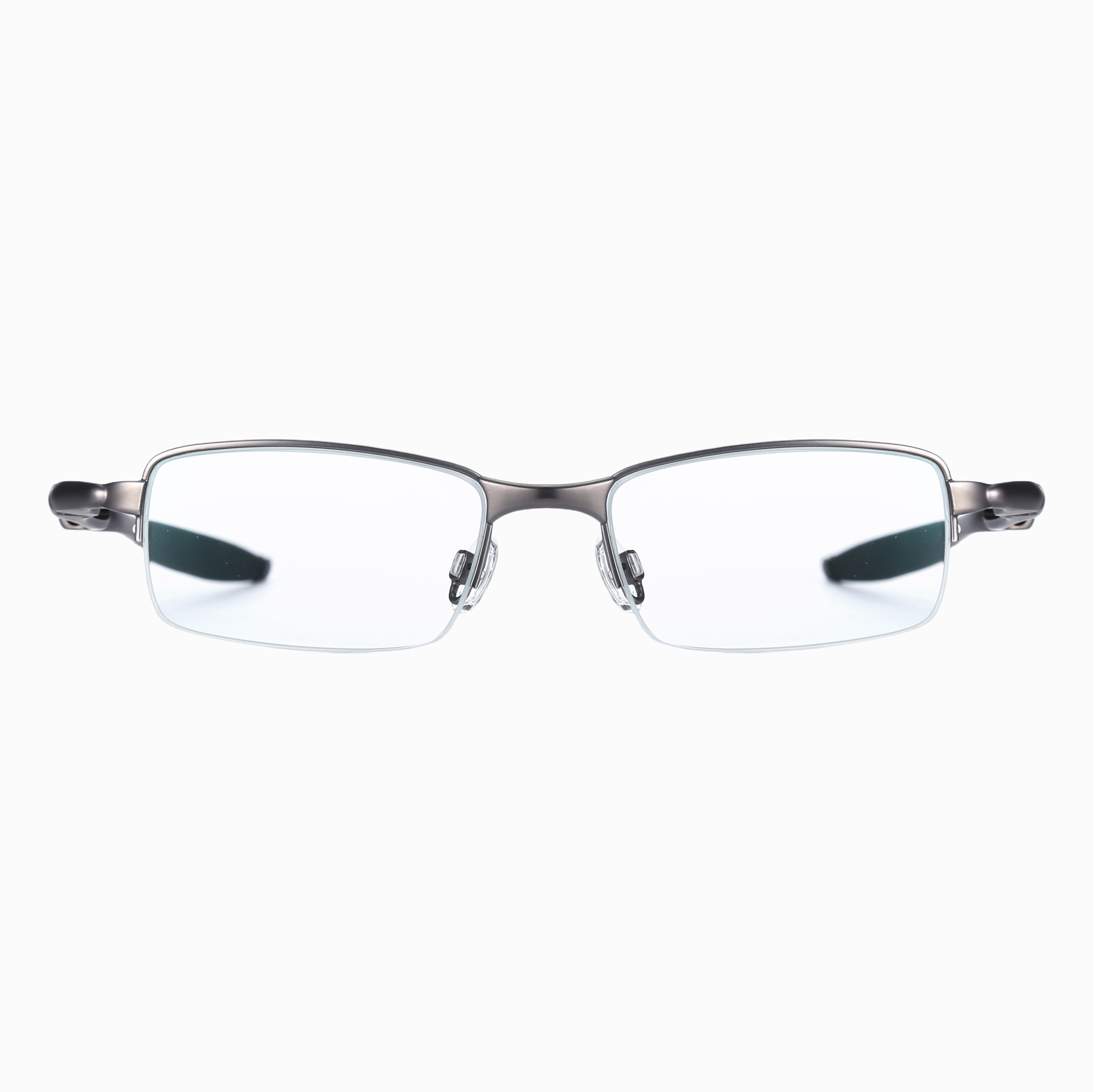 SPRING-LOADED SEMI-RIMLESS PHOTOCHROMIC MULTIFOCAL READING GLASSES