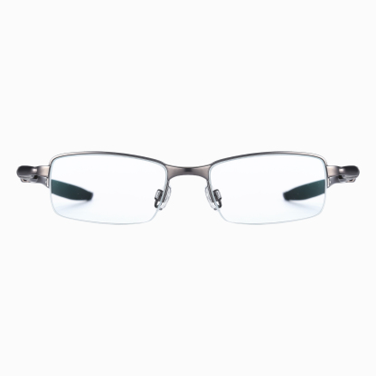 SPRING-LOADED SEMI-RIMLESS PHOTOCHROMIC MULTIFOCAL READING GLASSES