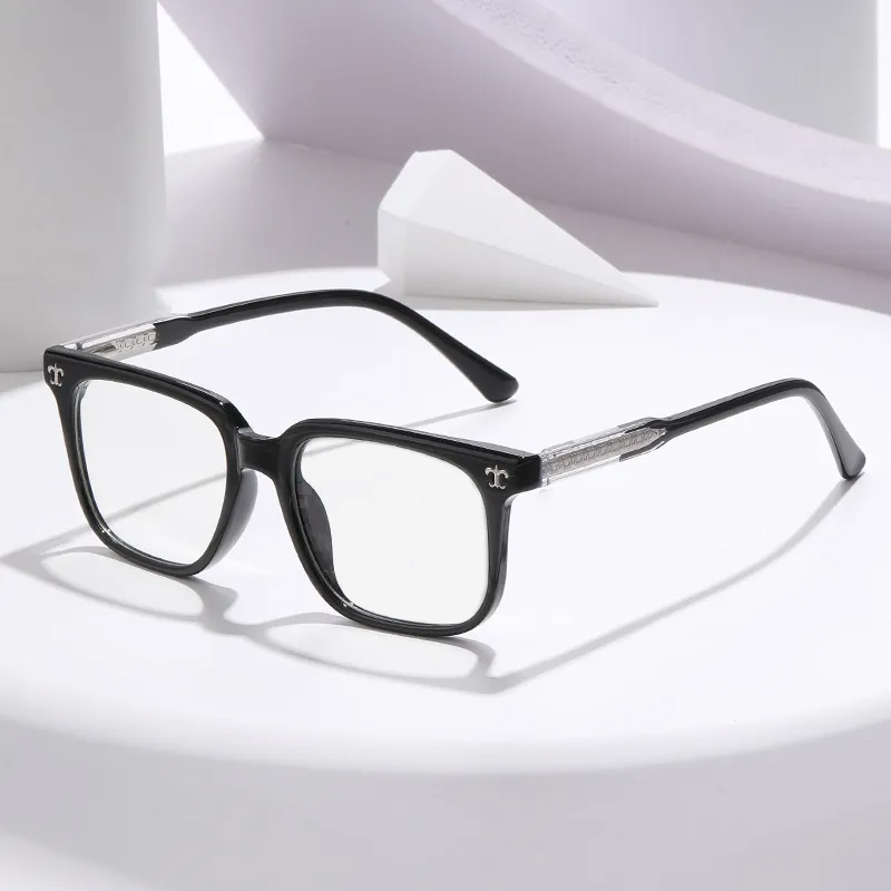 Prescription Glasses - RETRO LARGE FRAME RIVET COLOR CHANGING MULTI-FOCAL READING GLASSES
