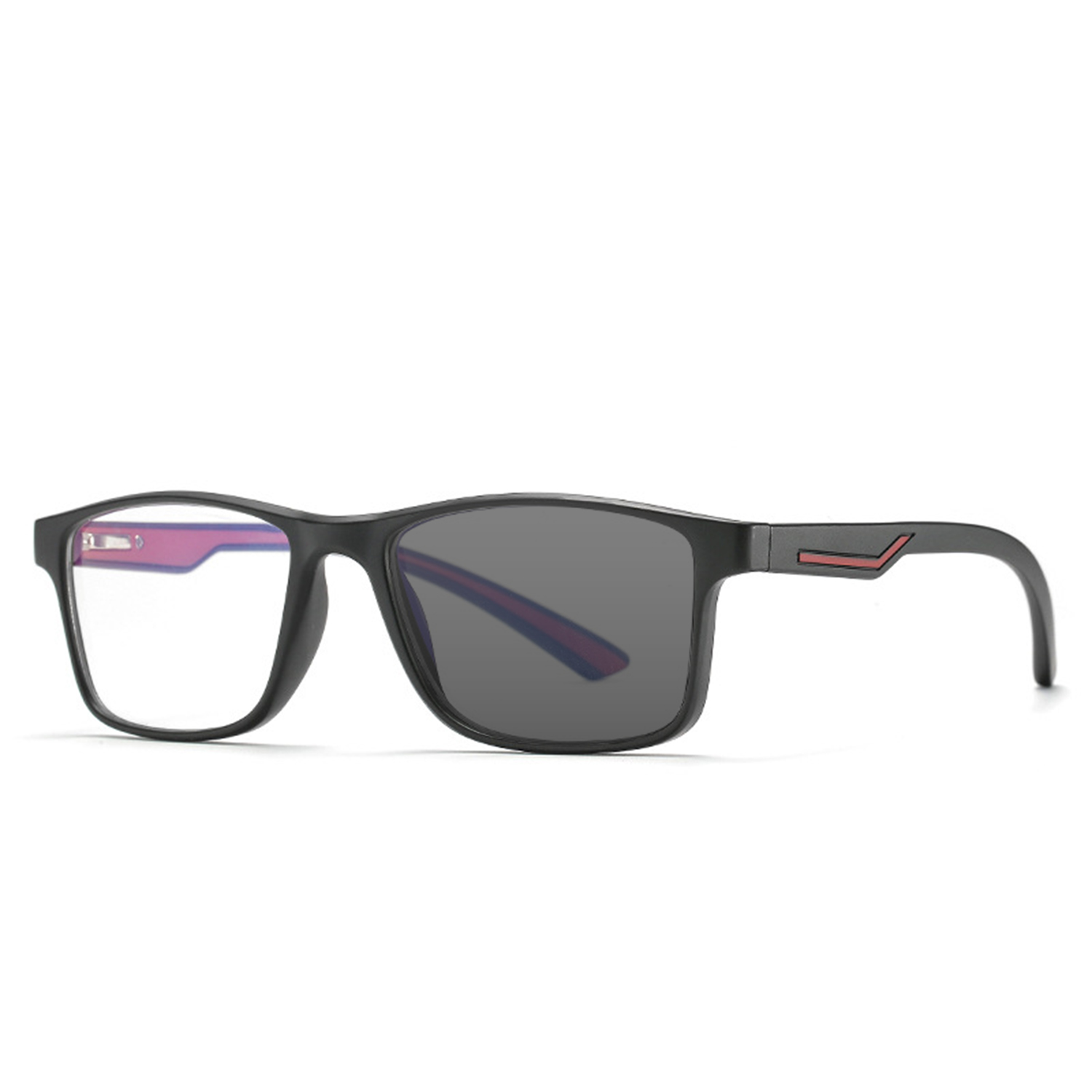 FASHIONABLE FULL-FRAME WING-SHAPED COLOR-CHANGING MULTIFOCAL READING GLASSES