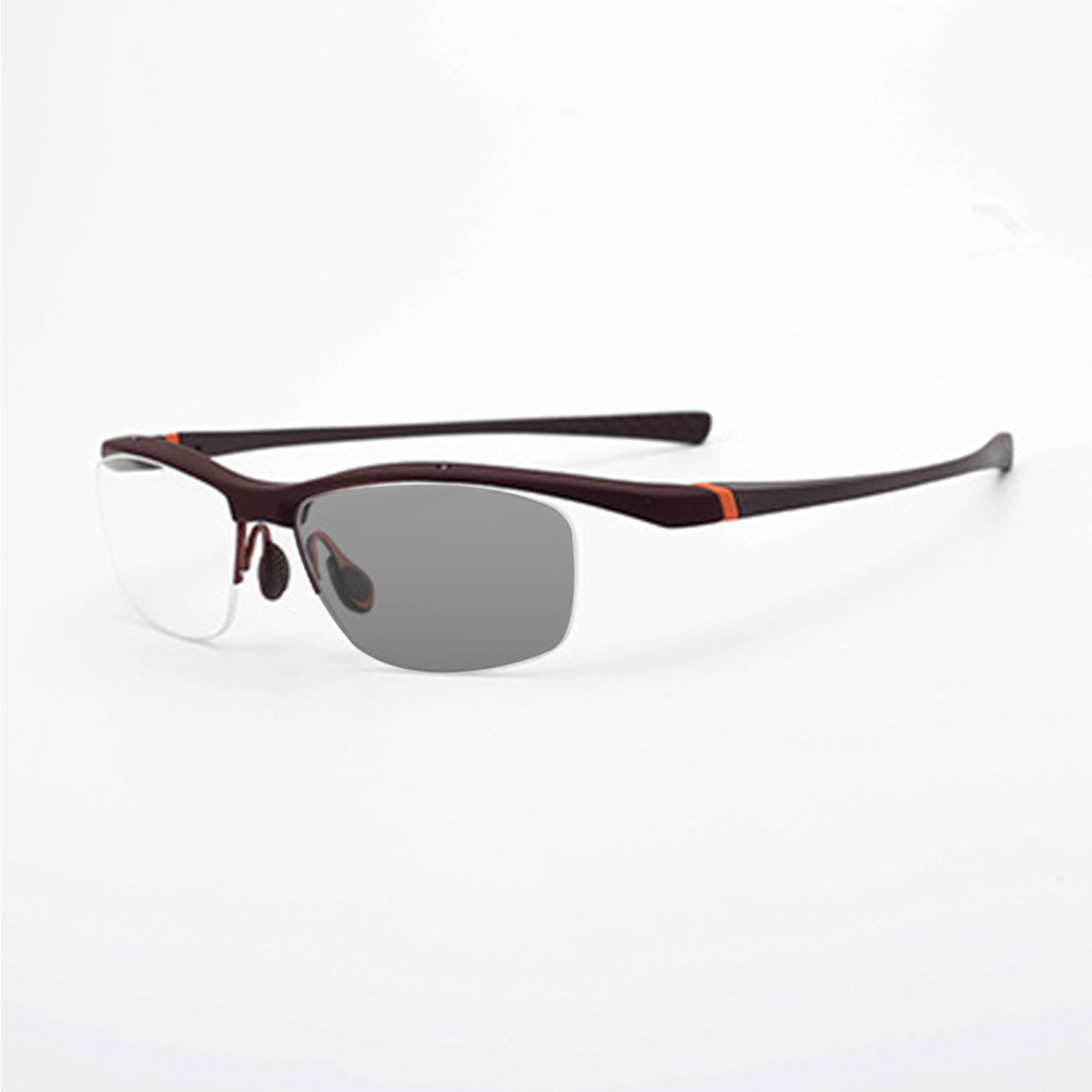 OUTDOOR SPORTS SEMI-RIMLESS PHOTOCHROMIC MULTIFOCAL READING GLASSES