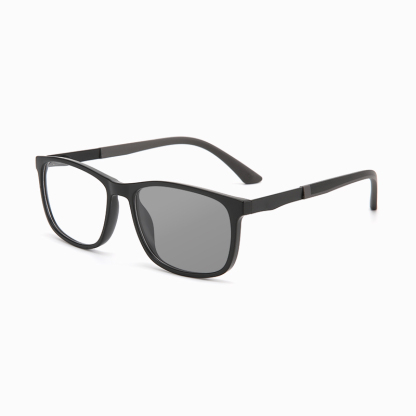 CLASSIC SQUARE-FRAME PHOTOCHROMIC MULTIFOCAL READING GLASSES