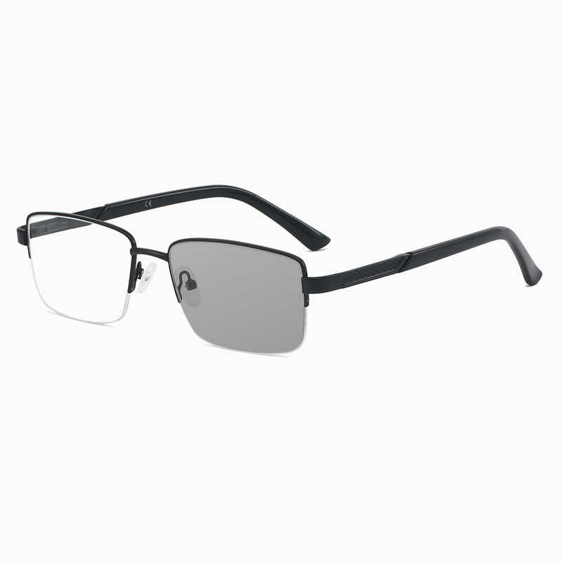 METAL HALF‑RIM PHOTOCHROMIC PROGRESSIVE BUSINESS GLASSES