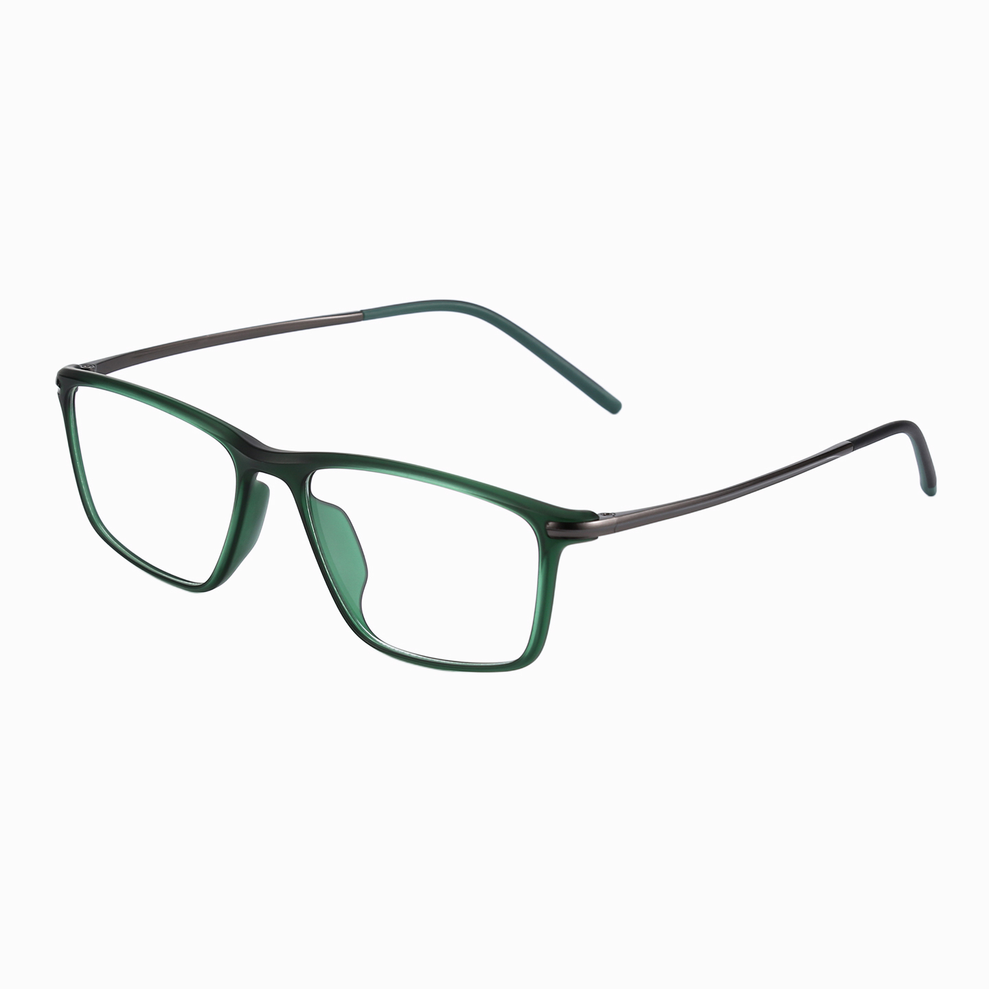Prescription Glasses -BUSINESS SQUARE METAL FULL FRAME ULTRA-LIGHT GLASSES