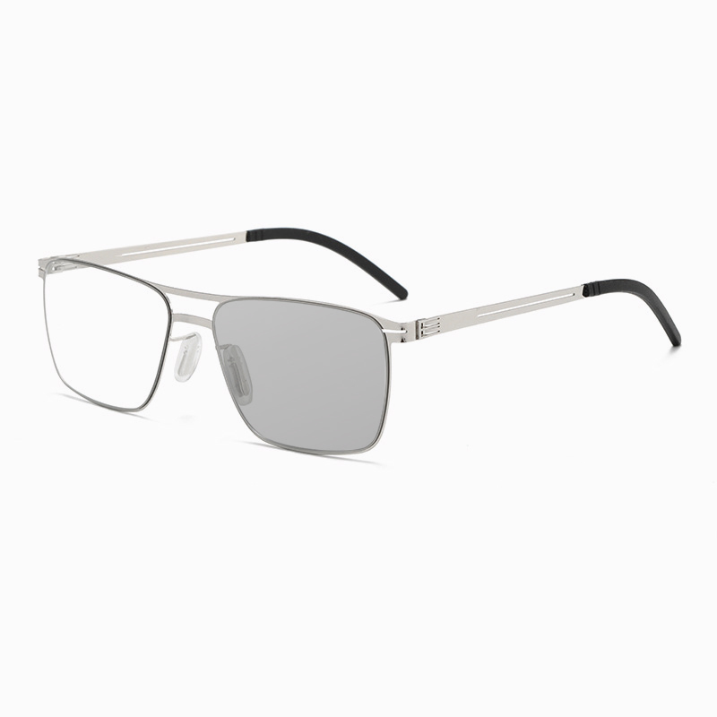 CLEAR METAL PHOTOCHROMIC MULTIFOCAL READING GLASSES