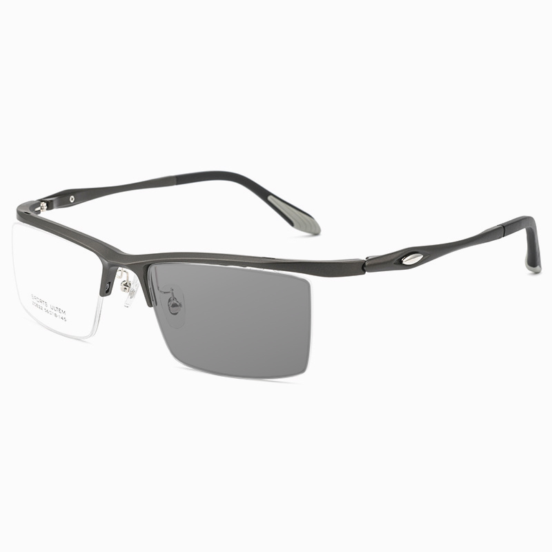 LIGHTWEIGHT HALF-FRAME ANTI-BLUE LIGHT TINTED MULTIFOCAL READING GLASSES