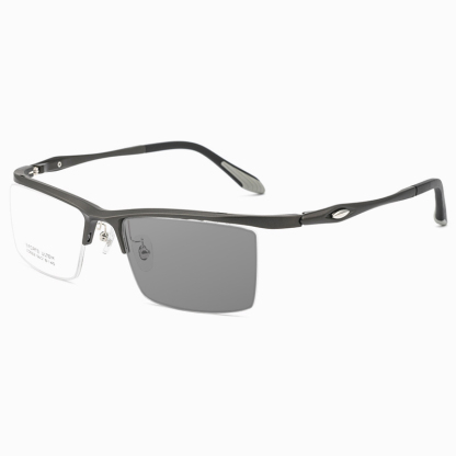 LIGHTWEIGHT HALF-FRAME ANTI-BLUE LIGHT TINTED MULTIFOCAL READING GLASSES