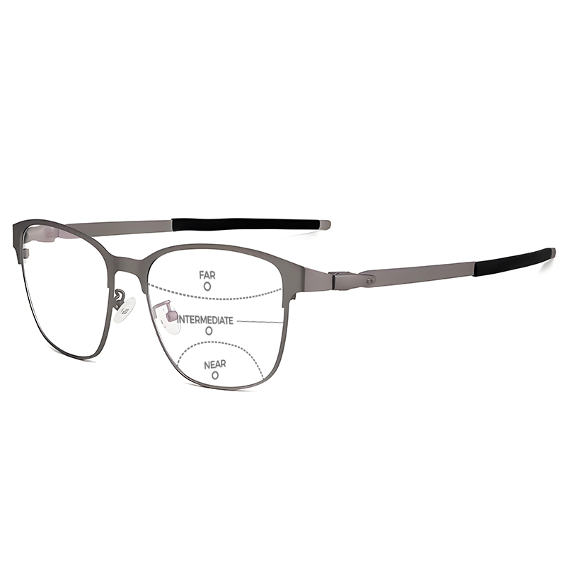 STYLISH FULL-RIMMED PHOTOCHROMIC MULTIFOCAL READING GLASSES