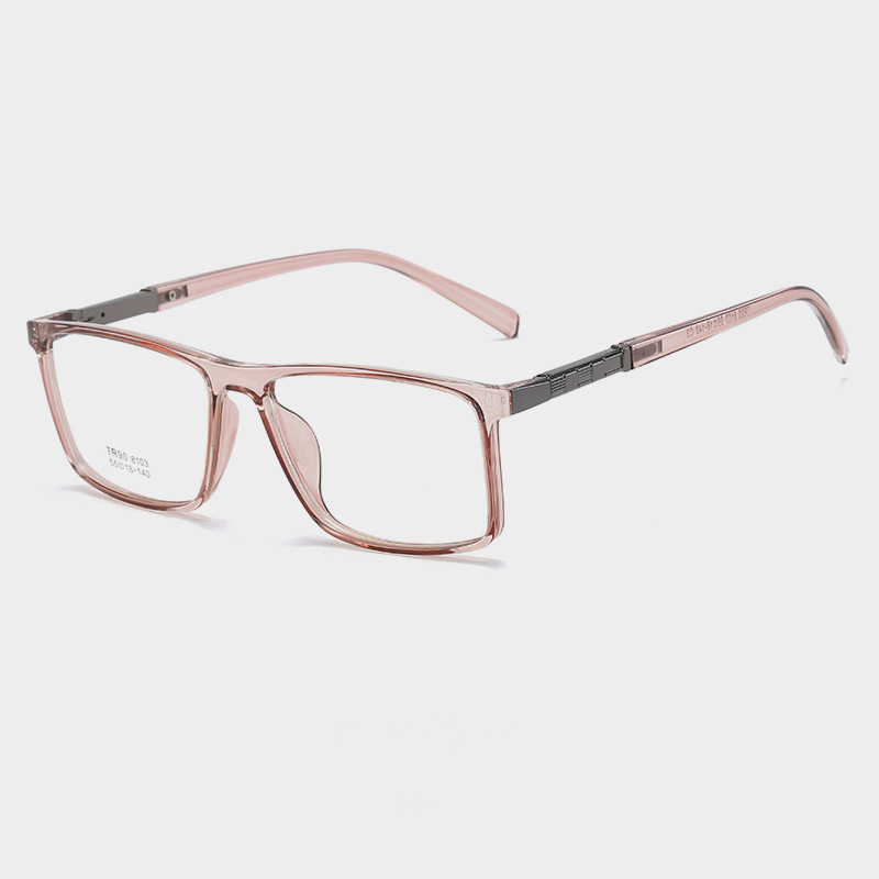 Prescription Glasses - RETRO SQUARE SPRING HINGE PHOTOCHROMIC READING GLASSES