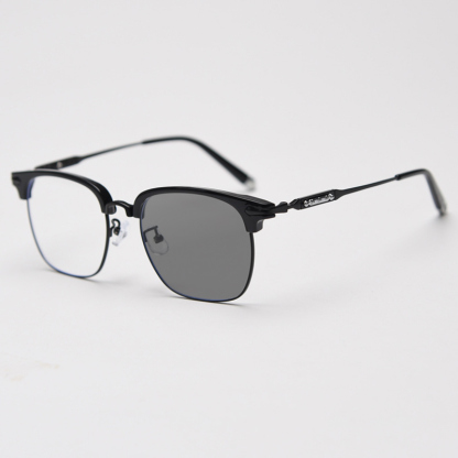 BUSINESS METAL HALF FRAME PHOTOCHROMIC READING GLASSES