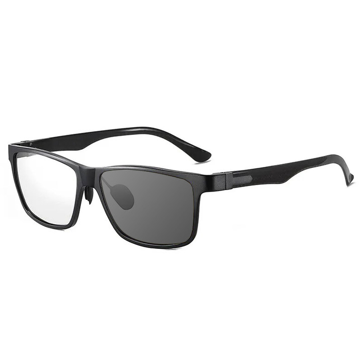 CASUAL LARGE FRAME CARBON FIBER PATTERN COLOR CHANGING MULTI-FOCAL READING GLASSES