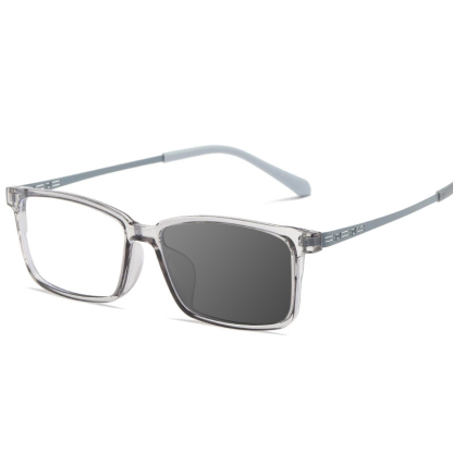 RETRO ULTRA-LIGHT METAL HOLLOW COLOR-CHANGING READING GLASSES