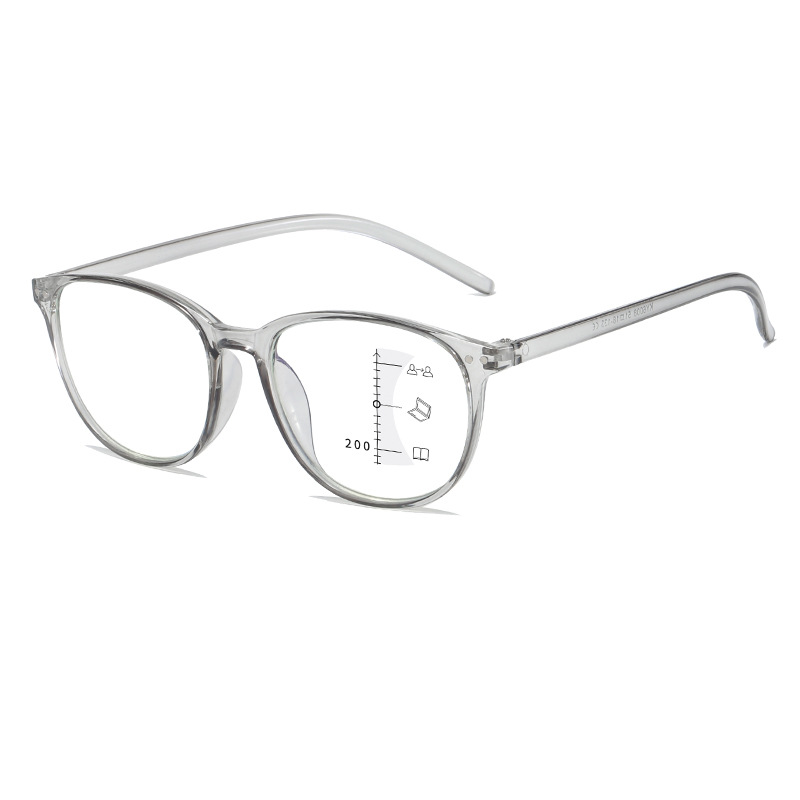 RETRO ROUND ANTI-BLUE LIGHT PROGRESSIVE MULTI-FOCAL READING GLASSES