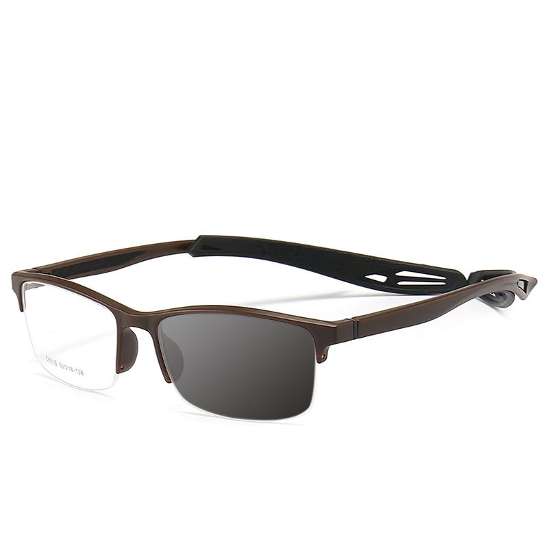 SPORTS HALF-FRAME LONG-LEG COMFORTABLE BLUE LIGHT BLOCKING PHOTOCHROMIC GLASSES