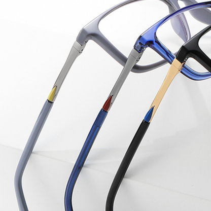 SQUARE CLASSIC GEMSTONE COLOR-CHANGING MULTIFOCAL READING GLASSES