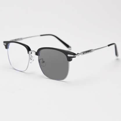 BUSINESS METAL HALF FRAME PHOTOCHROMIC READING GLASSES