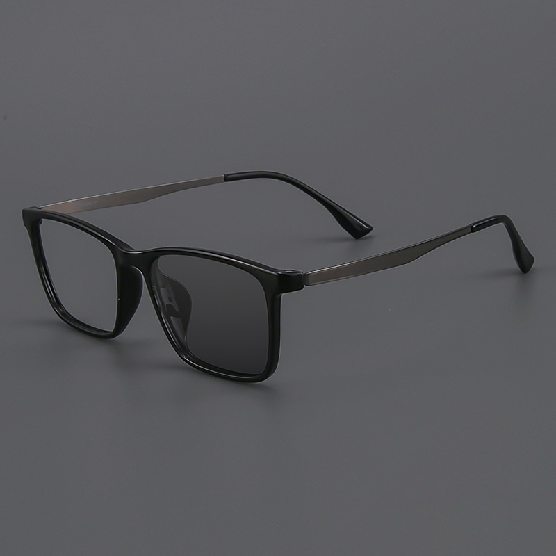 SIMPLE SQUARE FRAME COLOR-CHANGING MULTIFOCAL READING GLASSES