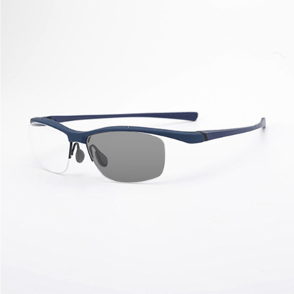 OUTDOOR SPORTS SEMI-RIMLESS PHOTOCHROMIC MULTIFOCAL READING GLASSES