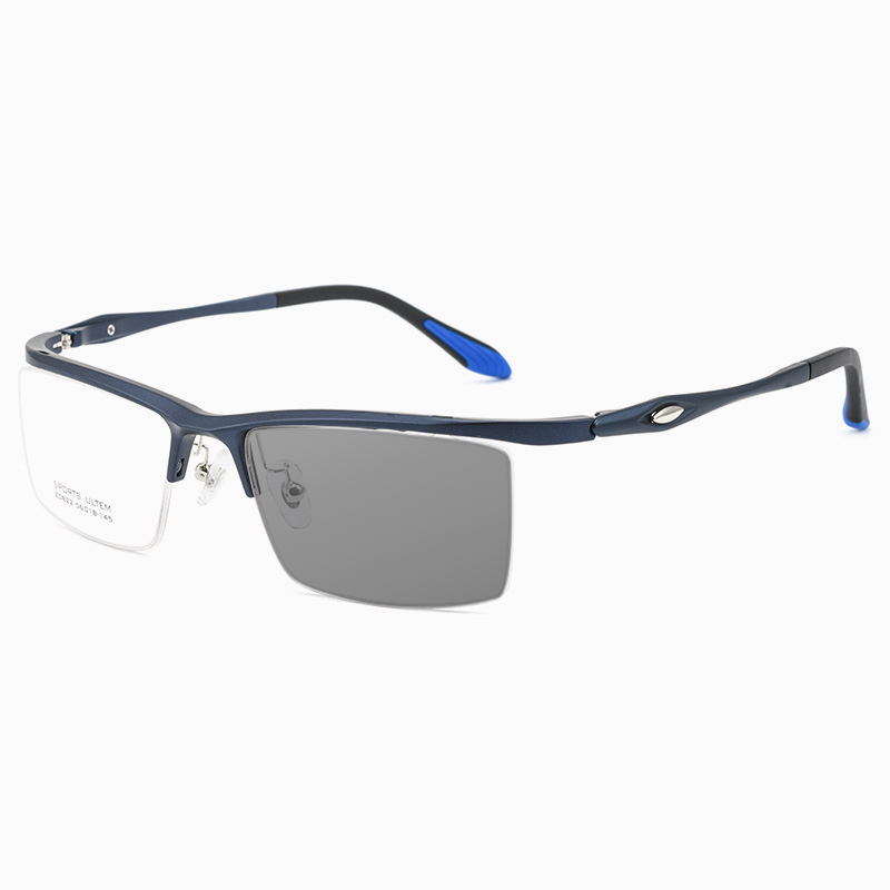 LIGHTWEIGHT HALF-FRAME ANTI-BLUE LIGHT TINTED MULTIFOCAL READING GLASSES