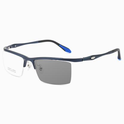 LIGHTWEIGHT HALF-FRAME ANTI-BLUE LIGHT TINTED MULTIFOCAL READING GLASSES