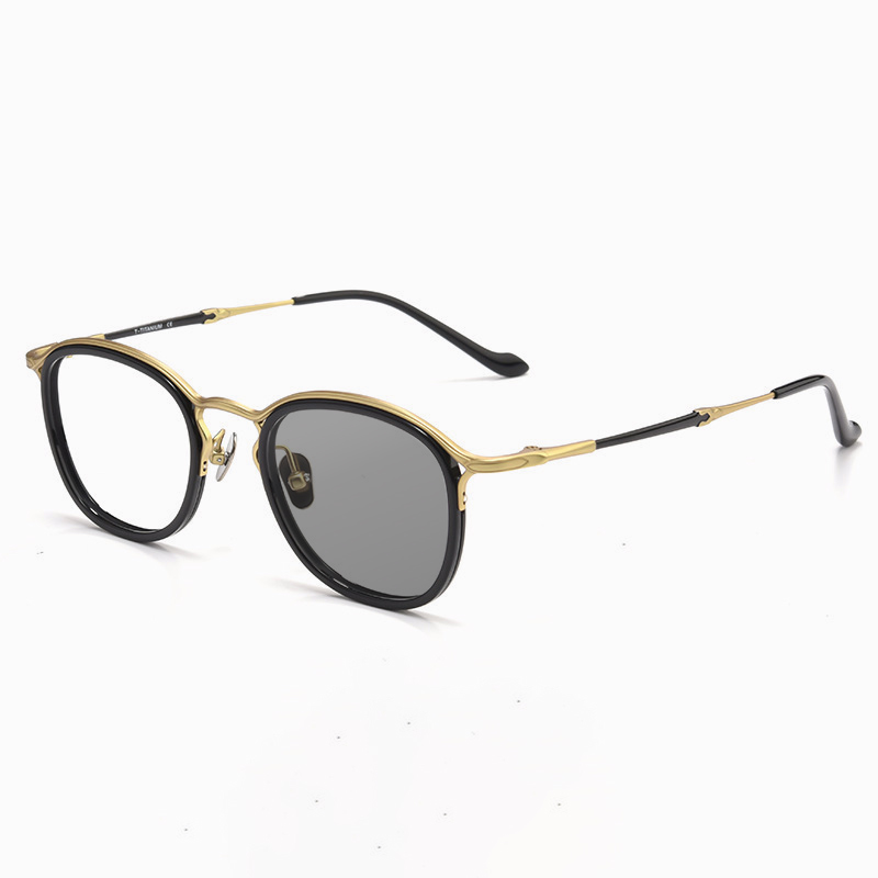 CASUAL & TEXTURED METAL FULL-RIM BLUE LIGHT BLOCKING READING GLASSES