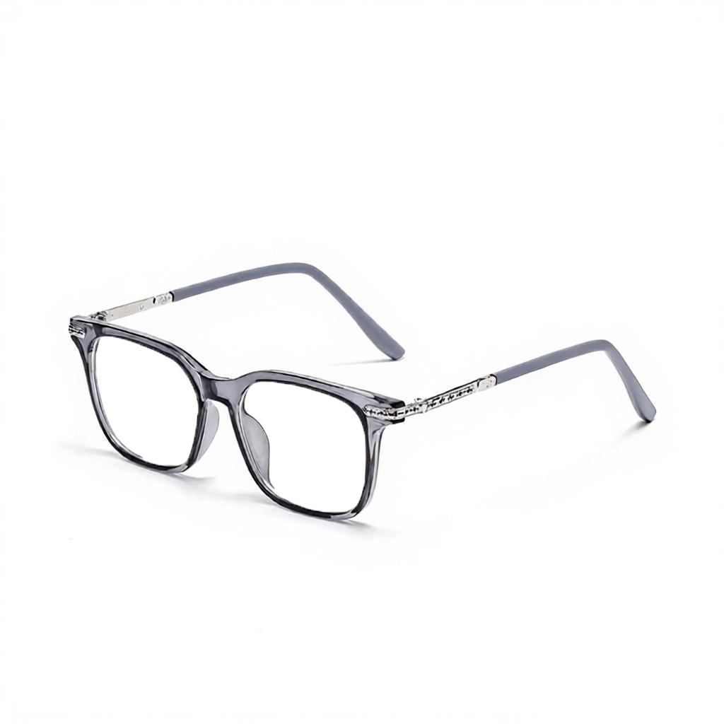 RETRO SQUARE BLUE LIGHT BLOCKING READING GLASSES FOR MEN WOMEN, LIGHTWEIGHT SPRING HINGE PRESBYOPIA EYEGLASSES