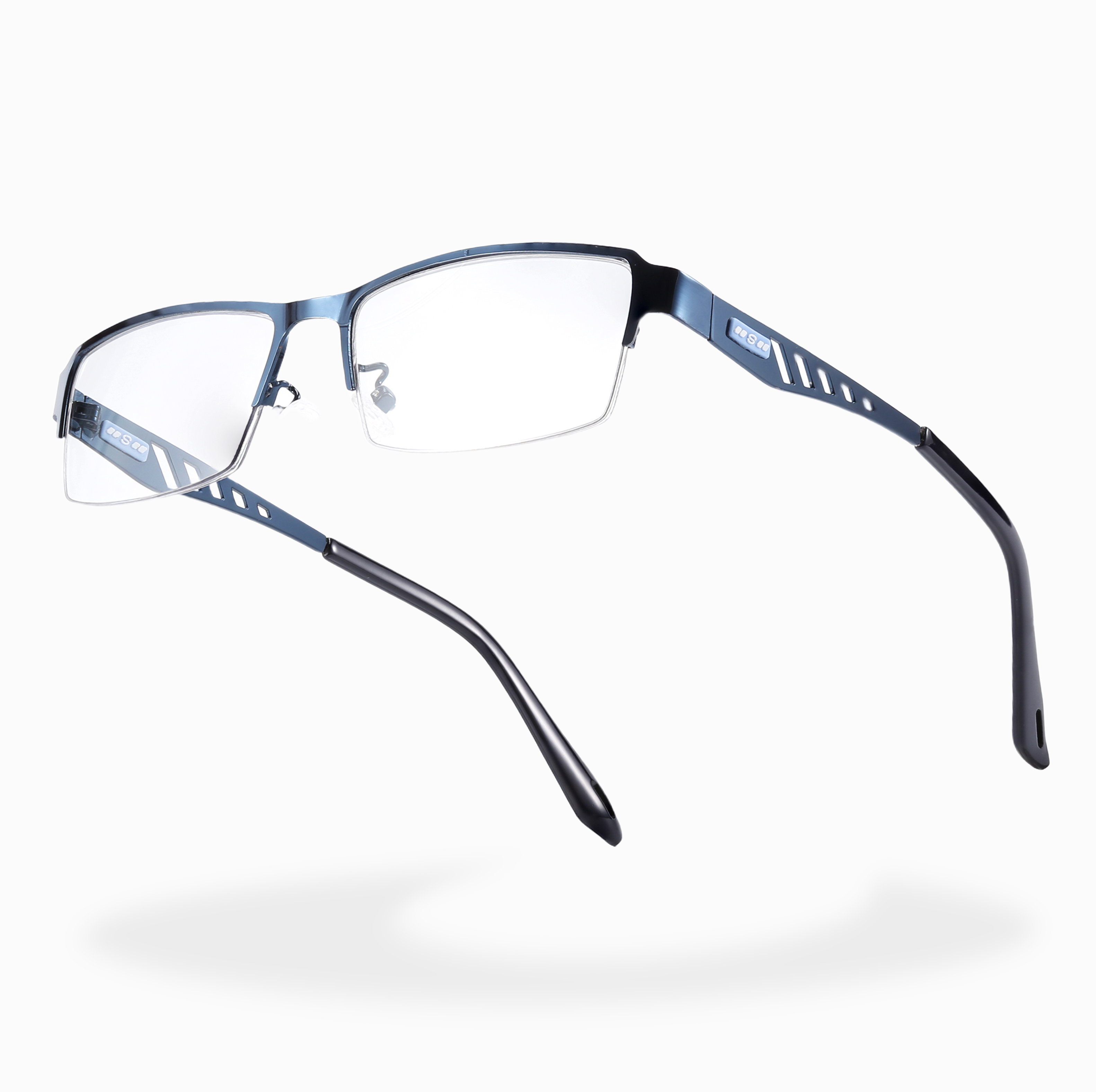 METAL BUSINESS ULTRALIGHT ANTI-BLUE LIGHT PHOTOCHROMIC READING GLASSES