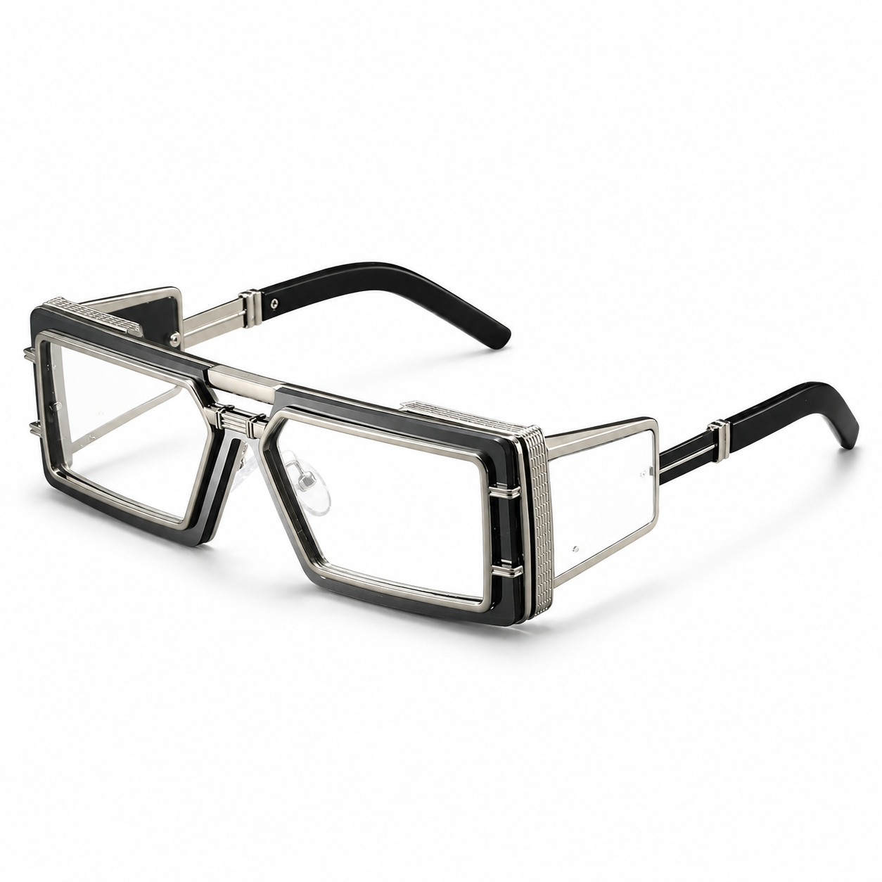 MEN’S FUTURISTIC SQUARE READING GLASSES