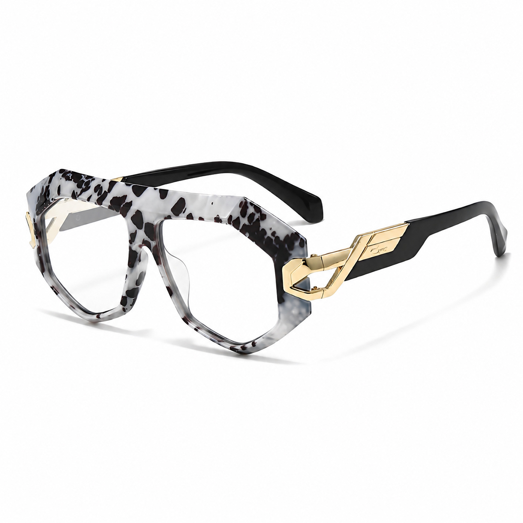 MEN’S BOLD GEOMETRIC READING GLASSES