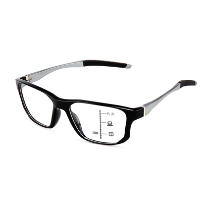 MEN'S POLYGONAL TR BUSINESS ANTI-BLUE LIGHT READING GLASSES