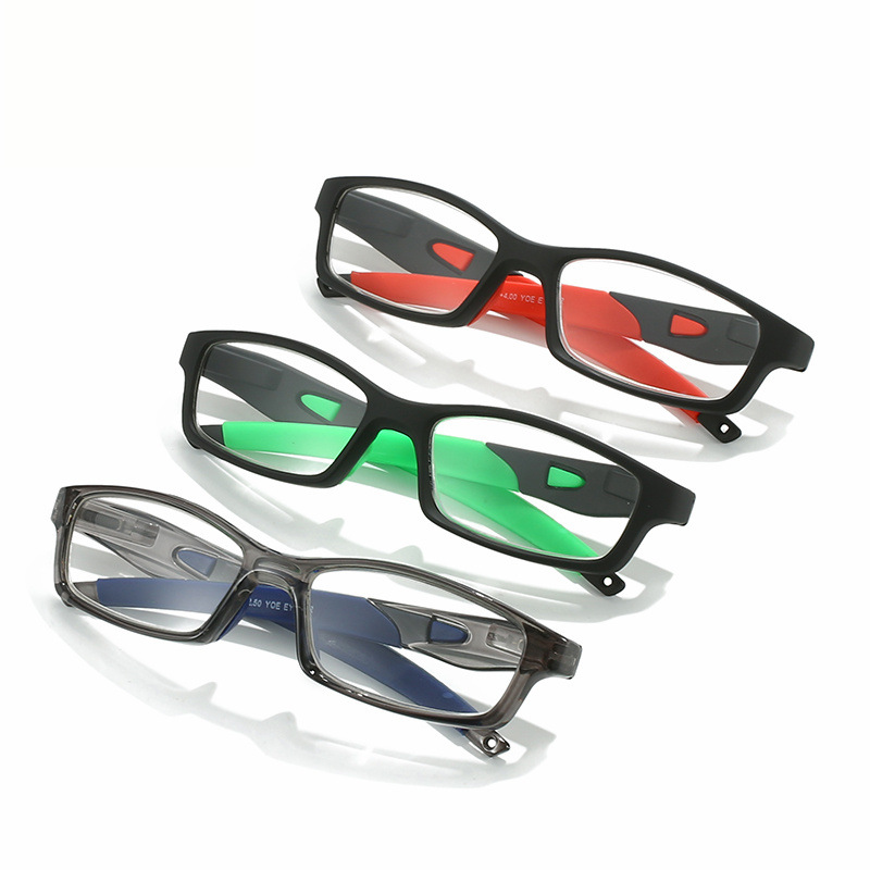 ULTRA-LIGHT SOFT RUBBER TEMPLES SPORTS MULTI-FOCAL READING GLASSES
