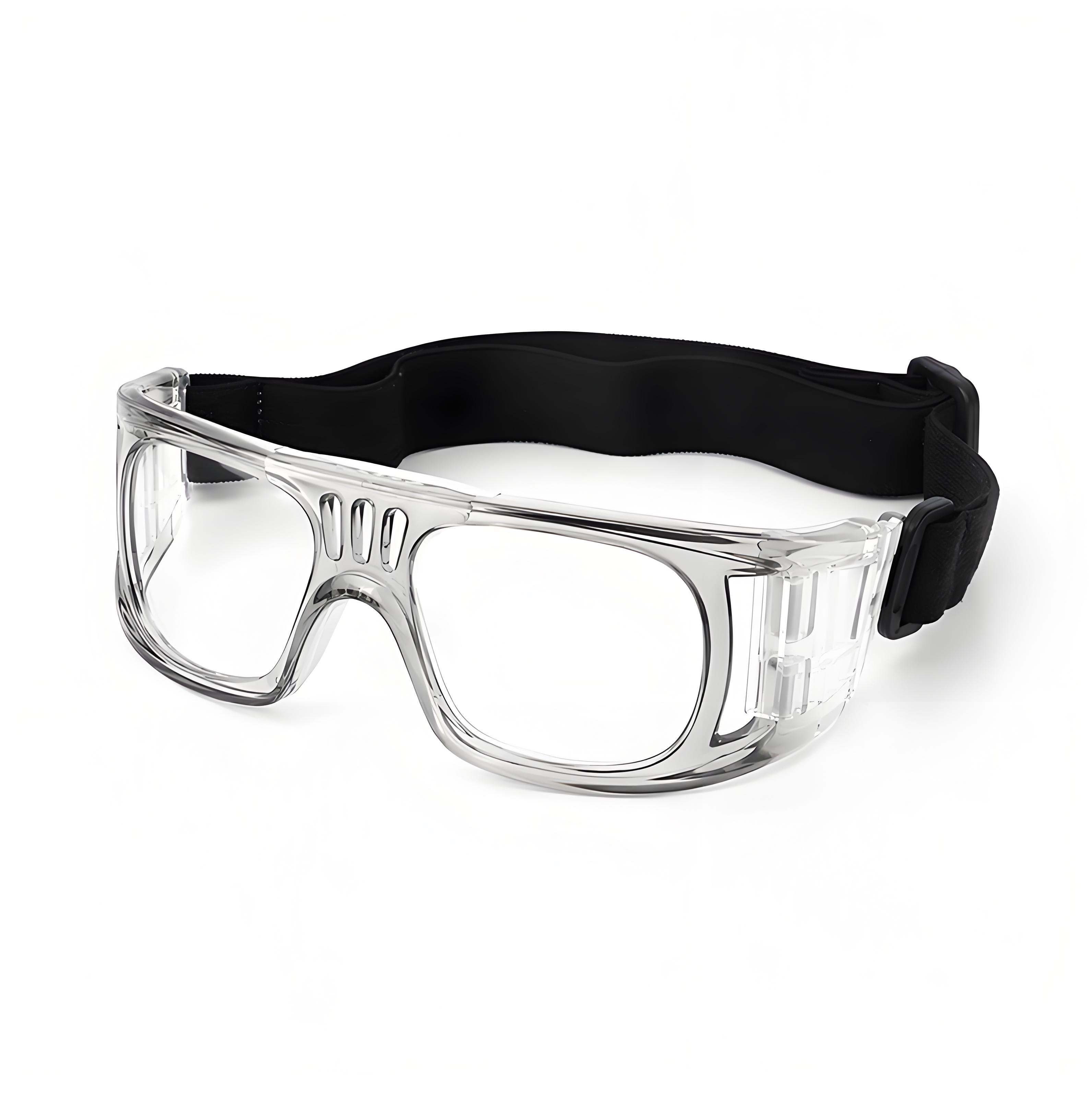 STAY-PUT SPORTS GLASSES WITH ADJUSTABLE RETENTION STRAP