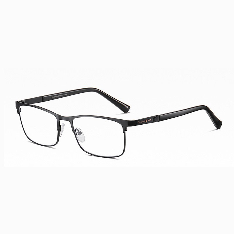 MEN'S HALF-FRAME SQUARE ANTI-BLUE LIGHT READING GLASSES-MANLYKICKS