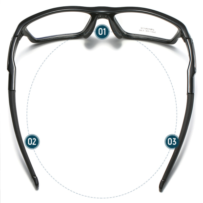 SPORTS CYCLING SILICONE COLOR-CHANGING MULTIFOCAL READING GLASSES