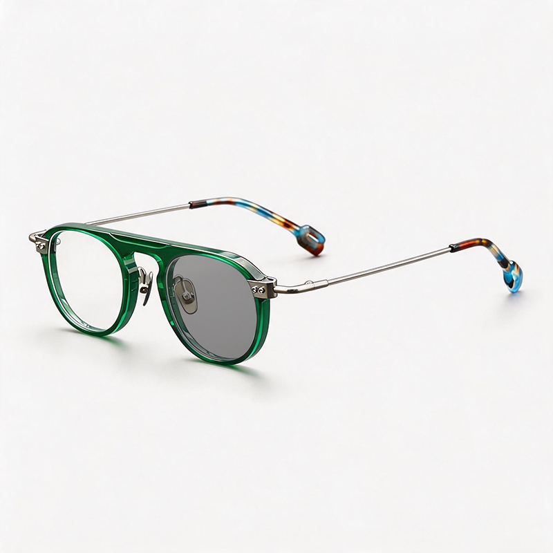 RETRO COLORFUL COLOR-CHANGING MULTIFOCAL GLASSES
