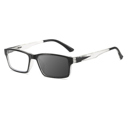 SPRING SMALL FRAME SQUARE PHOTOCHROMIC READING GLASSES