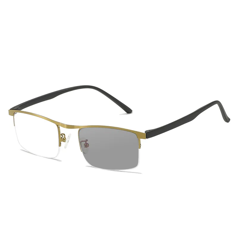 Alloy multifocal anti-blue light reading glasses